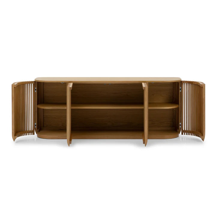 Modern Slatted Sideboard