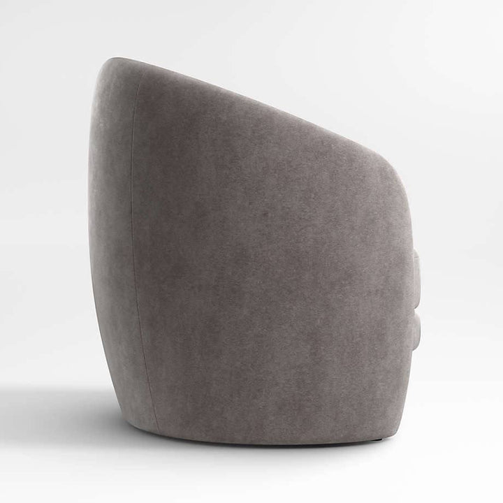 Modern Curved Accent Chair