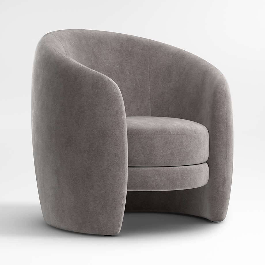 Modern Curved Accent Chair