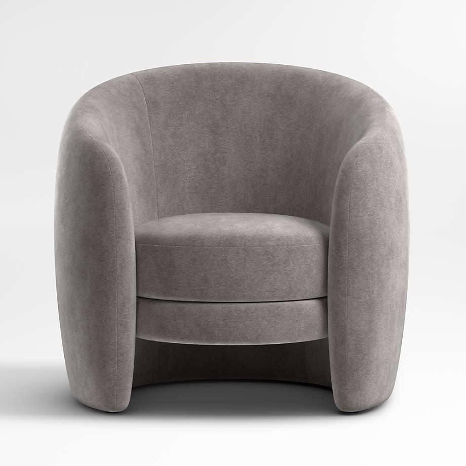 Modern Curved Accent Chair