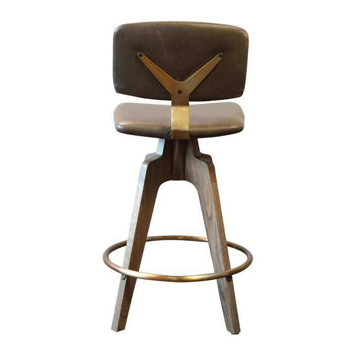 Mid-Century Modern Swivel Bar Stool