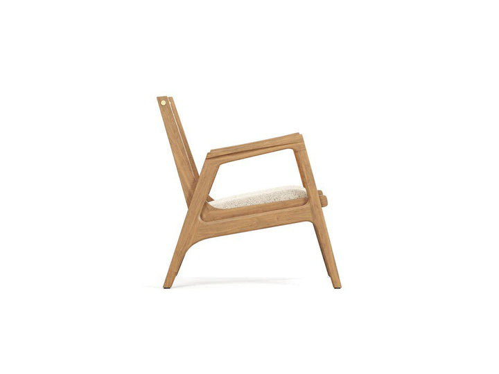 Natural Wooden Lounge Chair