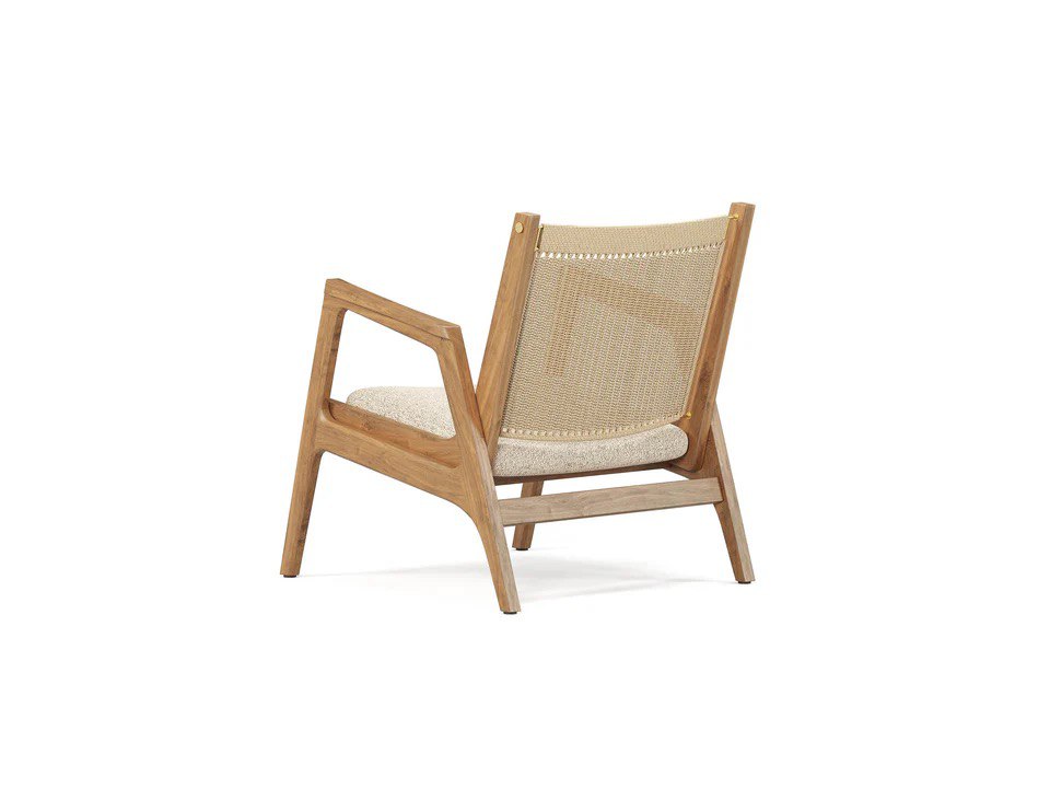 Natural Wooden Lounge Chair