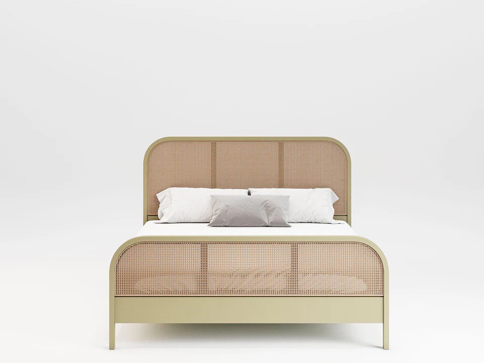 Modern Rattan Bed